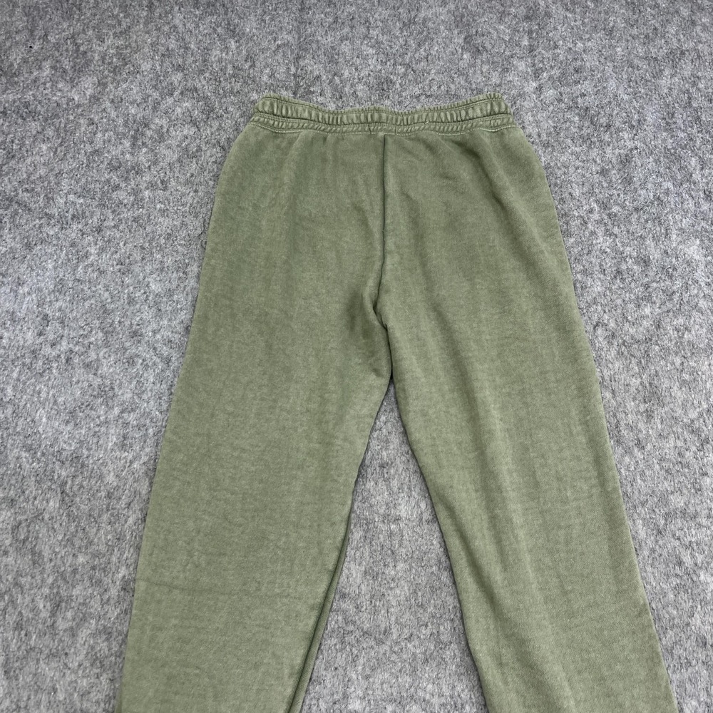 Aerie Pants Womens XS Green Jogger French Terry Elastic Lounge Sweatpants Ribbed - Picture 9 of 16